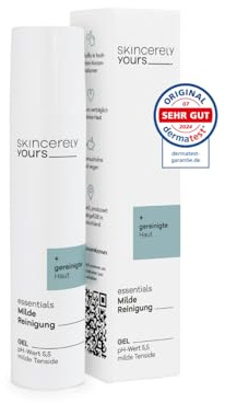 Skincerely Yours Milde Reinigung 15 ml I Hautneutraler pH-Wert 5,5 I Für alle Hauttypen I Reinigungsgel für jeden Tag ohne auszutrocknen I Ohne Sulfate I Vegan I unparfümiert