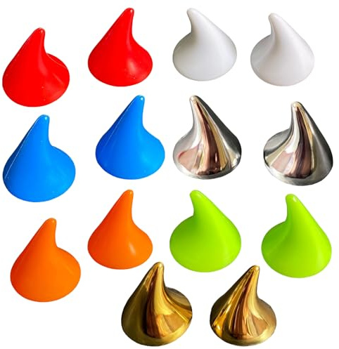 14 pcs calf horn helmet decoration motorcycle corner devil horn 7 colors motorcycle helmet corner decoration off road helmet decoration