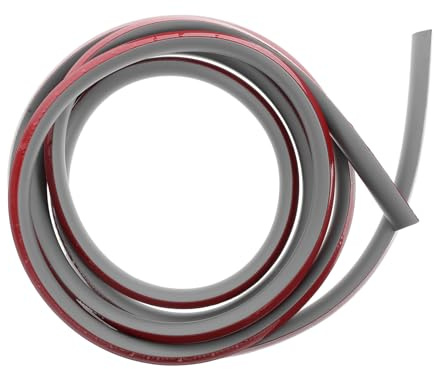Cabilock Moulure Quart de Rond Flexible en Pvc Autocollante 3 Mètres pour Escaliers et Angles, Finition Solide Résistante à L'usure, pour Intérieur Maison