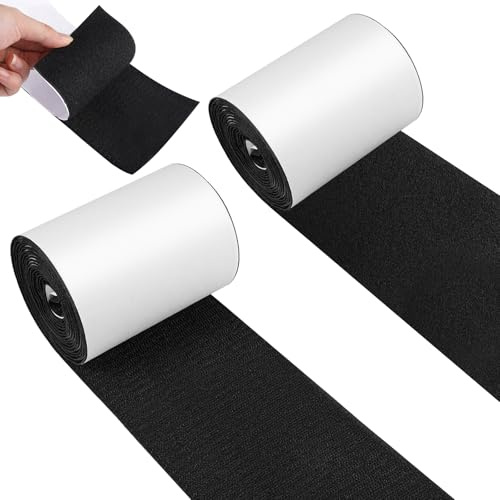 Två rullar 10 cm bred självhäftande kardborreband tre meter | Två rullar 10 cm bred självhäftande kardborreband tre meter