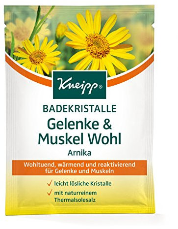 Kneipp Lot de 6 flacons de 60 g de cristaux de bain ajoutés au parfum romarin-Pous-Cabreuva pour les articulations et les muscles, relaxation, soulagement de la douleur