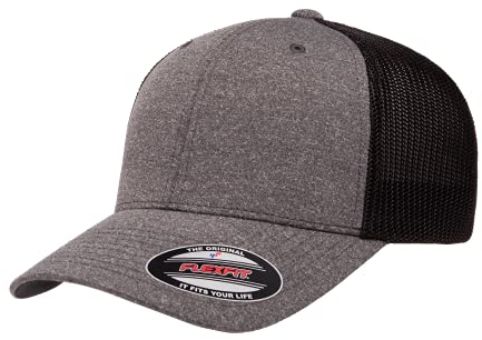 Flexfit Herren 110 Netzgewebe Hut, Schwarz, Einheitsgröße