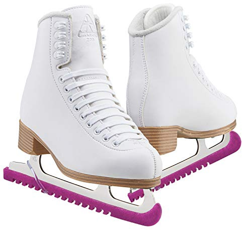 Jackson Classic 200 Womens/Girls Figure Ice Skates, Medium Width, Womens Size 5 with Centipede Skate Guard