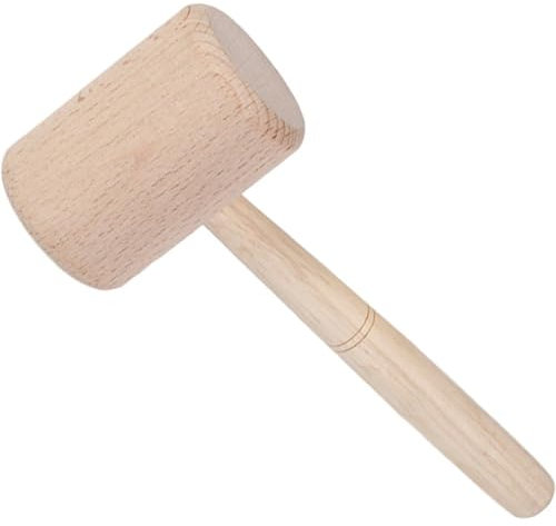 Martello in Legno Martello da Intaglio per Lavorazione della Pelle Utensile per Cucire la Pelle Martello Manuale Martello per Falegname Martello per Legno Strumento per la Lavorazione