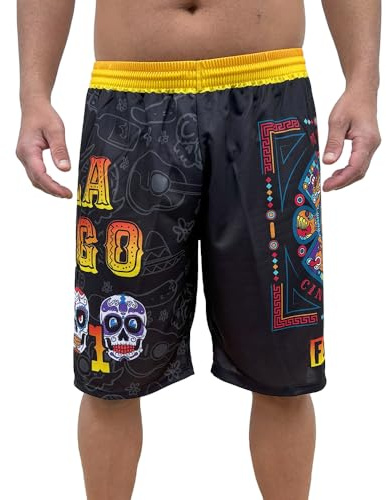 Footex Pantaloncini Beach Volley Mare Spiaggia Padel (M, Hola Amigo¡)