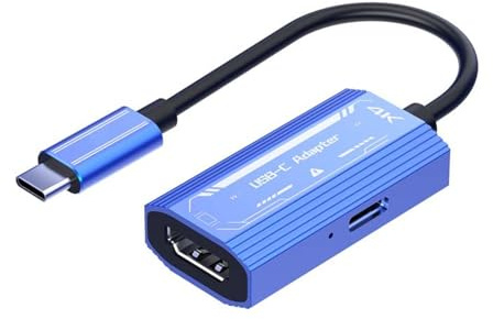 VBESTLIFE USB C AR/XR Smart Glasses Adapter 4K 60Hz PD3.0 100W, Type C Docking Station for XREAL, for VITURE, for ROG Ally, for Switch, Projectors, PC