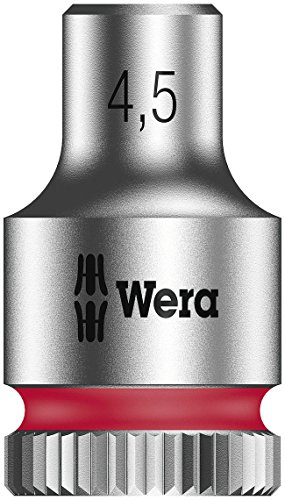 Wera 05003502001 4.5 mm 8790 HMA Zyklop Socket with Hexagon Drive - Silver