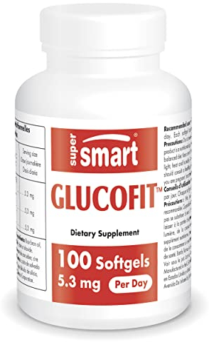 Glucofit Banaba – Blutzuckerkontrolle – Banaba-Kapseln – 100% pflanzlich – Reguliert den Blutzuckerspiegel – Gewichtskontrolle – 18% Corosolsäure – Glutenfrei – SuperSmart