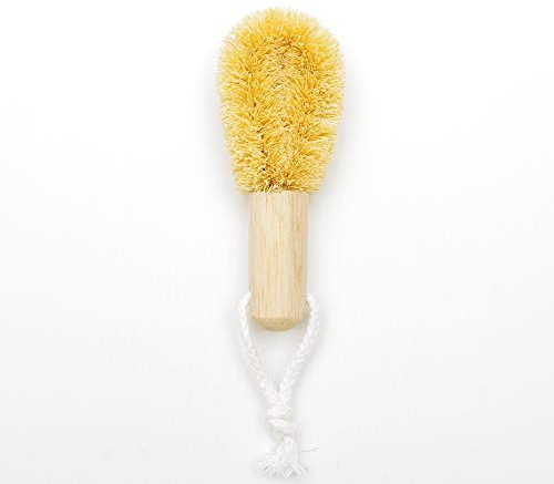 Tawashi a Kitchen Scrub Brush with Handle for Dish, Pan, Pot, Strainer, Sink and Vegetables (Mini)