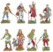 Moranduzzo Set 8 Hirten für Krippe 10 cm Maßstab 1:20 - Unzerstörbare Krippenfiguren - Stil 700', Handbemalt, Offizielles Produkt, Hergestellt in Italien, Bildhauer M. Landi