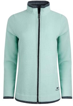 Weird Fish Ariana Full Zip Grid Fleece Seaspray Size 16. (Jumper/Sweater/Fleece)