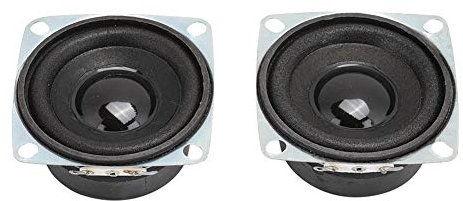 Tbest Altavoz de Rango Completo, 2 Pulgadas 4Ω 3W Frecuencia Bass 2PCS 2 Pulgadas Alta Sensibilidad Altavoces de Potentes Bocina Altavoz Multimedia para Altavoz