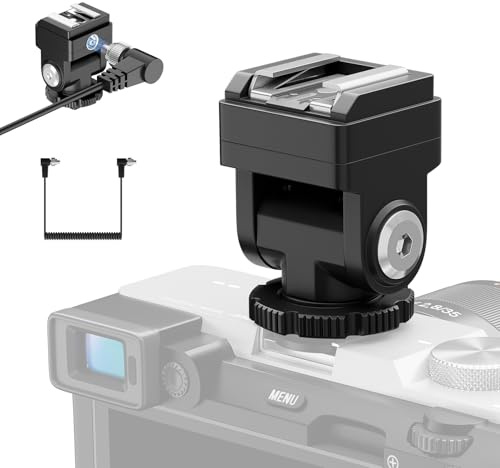 SUPON Hot Shoe Riser Adapter for Godox IM30 IM20 IM22 Mini Flash, Raises Flash Height to Reduce Lens Shadow with Zoom or Wide-Angle Lenses, Compatible with Zeniko ZF04 ZF08 Flash