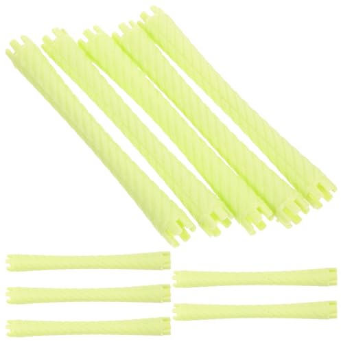 jojofuny Bigodini Flessibili in Plastica per Permanente Chioma Corti Set da 10 Pezzi Arricciacapelli Leggeri e Portatili per Uso Domestico e Viaggio Effetto Riccio per Colore Casuale