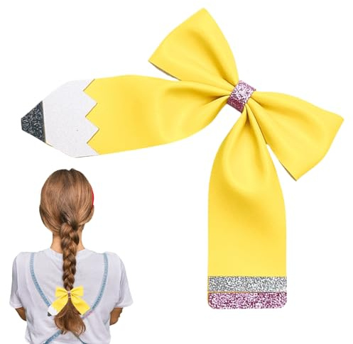 s para Niñas Clip De Diseño Lápiz Amarillo Y Pequeño | Infantil De 10 Cm Para Niñas Cumpleaños Celebraciones Y Fotos