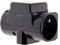 Zenitech - Triplite-Überspannungsschutz 2x 16A 2P+E + 1x6A 2P - Schwarz