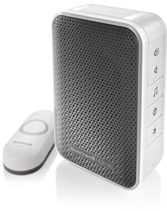 Honeywell Home RDWL313A2000/E Doorbell Portable Wireless Doorbell & Push Button-3 Series, Gray