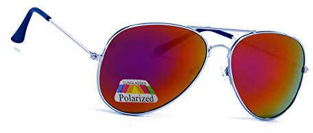 MFAZ Morefaz Ltd Children Polarized Pilot Sunglasses Mirrored Kids Boys Girls Glasses UV400 (Purple Mirrored)