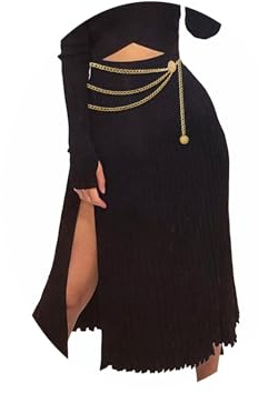 Chain Belts for Women Fashion Plus Size Waist Chain Belt Gold Silver Waist Belt Belly Chain Waist Belt Body Chain for Dress
