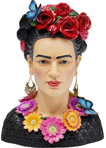 Kare Design deco objeto Style Muse Flores, Multicolor, Deco objeto, Deco cabeza, 41 x 31 x 21 cm (h/w/d)