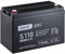 Accurat AGM Batterie S110-12V, 110Ah, zyklenfest, wartungsfrei - VRLA Versorgungsbatterie, Blei Akku, Solarbatterie, Bootsbatterie für Wohnmobil, Wohnwagen, Camper, Bootsbatterie