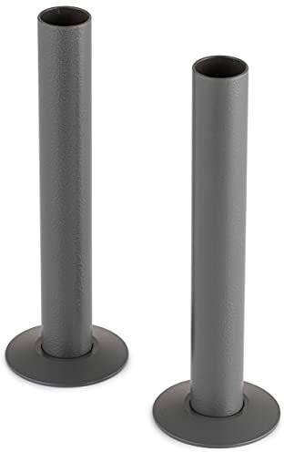 Sandy Beach Anthrazit Heizkörper-Rohrabdeckungen - Heizkörper-Rohrabdeckungen Anthrazitgrau - Heizkörper-Rohrabdeckungen Grau - Rohrmanschetten - Graue Heizkörper-Rohrabdeckungen (130mm x 18mm)