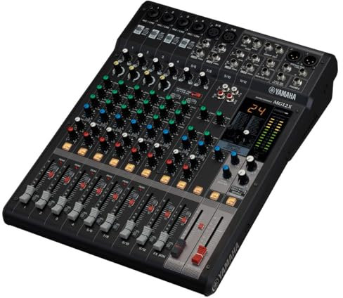 Yamaha Mixer senza alimentazione, multicolore, 12 ingressi (MG12X CV)