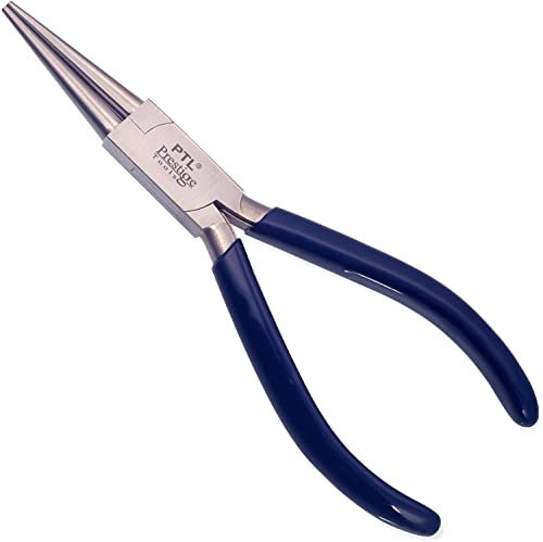 Alicates largos de punta redonda para hacer joyas, herramientas de pesca con mosca, ideas de regalo, pasatiempos y manualidades, 16 cm PTL®