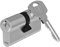 Yale 10-1072-3040-04-2201 500 Plus Serie Euro-Profilzylinder-Doppelt-30/45-Satin-Nickel Euro-Profilzylinder, Satin Nickel, 30/45