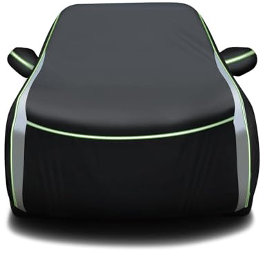 Cartist Full Car Cover Fits for Kia Sportage 1995-2023 2024 Accessories All Weather Car Covers Outdoor for Camry Waterproof Anti UV with Zipper & Reflective Safety Strips