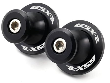 ZESIDIMO Para Suzuki GSXR 600 750 1000 GSX R 600 750 1000 1998-2023 2022 accesorios moto CNC 8 mm bobinas basculante tornillos de soportes (negro)