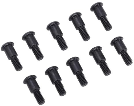 Tornillo de Hombro con Cabeza de Botón Hexagonal, 10 Piezas M3x4x10 Mm para Acero Inoxidable Axial SCX10 Adecuado para Varios Accesorios de Modelos de Automóviles