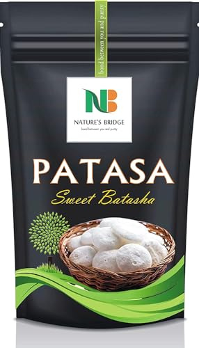 Nature's Bridge Patasa I Batasha I Sugar Drop Candy I Batashe (Festive Prasad) - 400 Gm_Packing May Vary