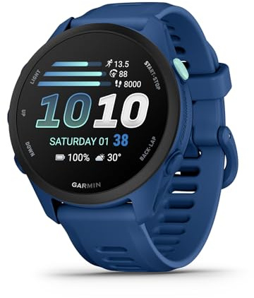 Garmin Forerunner 70 Löparklocka, AMOLED, 43mm, Exklusivt bara på Amazon, Havsblå