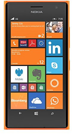 Nokia Lumia 735 UK SIM-Free Smartphone - Orange (4.7-inch)