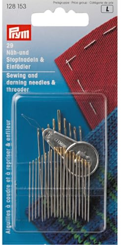Prym 281535 Nadel-und Einfädler Sortiment, Steel, Silber, Eine Grösse