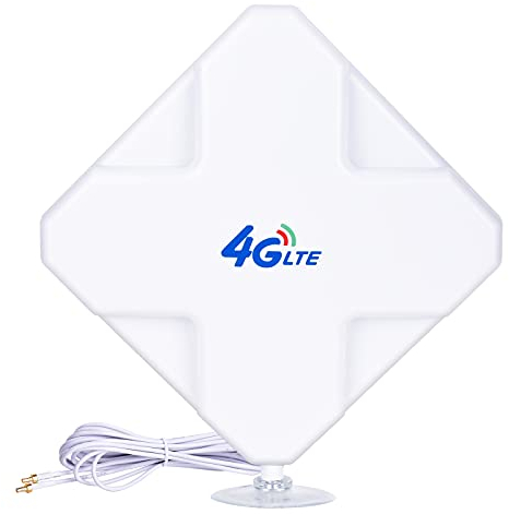CRC9 4G LTE Antenna 35DBI Alte Prestazioni. Amplifica Il Segnale Ethernet con Funzione di Ripetitore. Amplificatore di Segnale per la Banda Larga Mobile di WiFi Router (CRC9)
