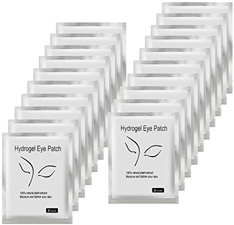 100 Paar Wimpernverlängerung Augenpads,Eye Gel Pads Wimpernverlängerung Pad Fusselfrei Gel Augenpads Wimpernpads Eye Gel Patches for Eyelash Extensions
