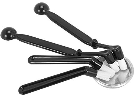 Lodokdre Caffè - Kit di pulizia per macchina da caffè, 4 pezzi con cucchiaio e 1 filtro in acciaio inossidabile da 58 mm per filtro da incasso in metallo per macchina da caffè espresso