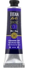 TITAN ARTS - Huile extra fine Titan 20 ml - 54 bleu ultra clair série 2