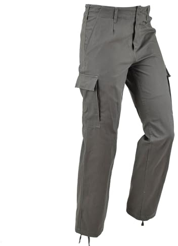 German Military Moleskin Style Pants Olive Combat Uniform Trousers Replica