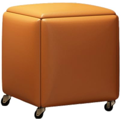 Generico Sgabello impilabile for divano, poggiapiedi, sgabello da toeletta, sedia a cubo con poggiapiedi 5 in 1, for camera da letto, sala da pranzo(Color 1,35x35cm)