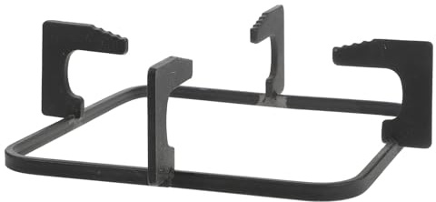 OATIPHO Support pour Cuisinière à Gaz Carré en Fonte Noire Résistant Haute Température Antidérapant et Stable Accessoire la Cuisine Pratique pour Casseroles Compatible Gazinière