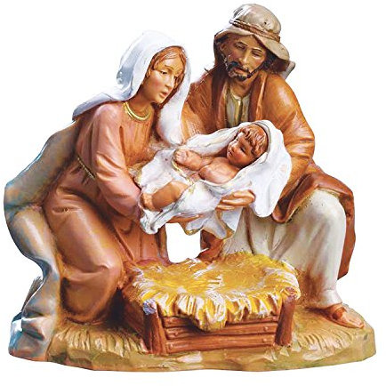 Fontanini by Roman Inc., The Birth of Christ, 5 Holy Family Collection, Nativity Figure and Accessories, Hand Sculpted and Painted