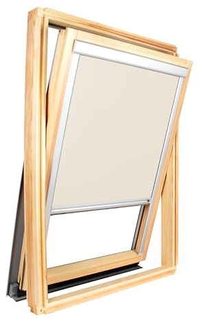 Avosdim, Verdunkelungsrollo für ähnliche und kompatible Vélux-Dachfenster, für 306, Beige
