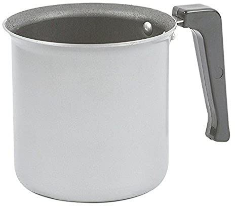 Excelsa Amica Bollilatte in Alluminio Antiaderente, 12.0 cm, 1.00 Litro, grigio