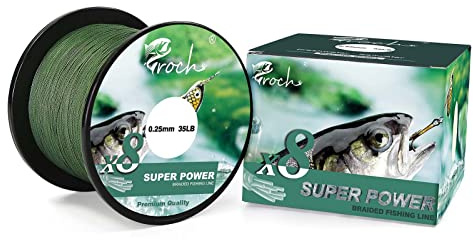 Sedal de pesca trenzado de 8 capas, 300 m/500 m/1000 m, fuerte PE Dynamix, resistente a la decoloración, 0,1 – 0,3 mm, 14 – 45 LB