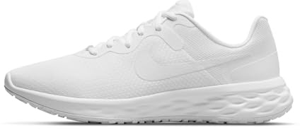 NIKE Men's Revolution 6 Next Nature Sneaker, White, 5 UK