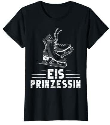 Eisprinzessin Eiskunstlaufen Schlittschuhe T-Shirt