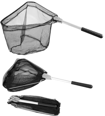 Small Fishing Landing Net, Fishing net Freshwater for Kids Men Women, Full Length 20.5 Inches
